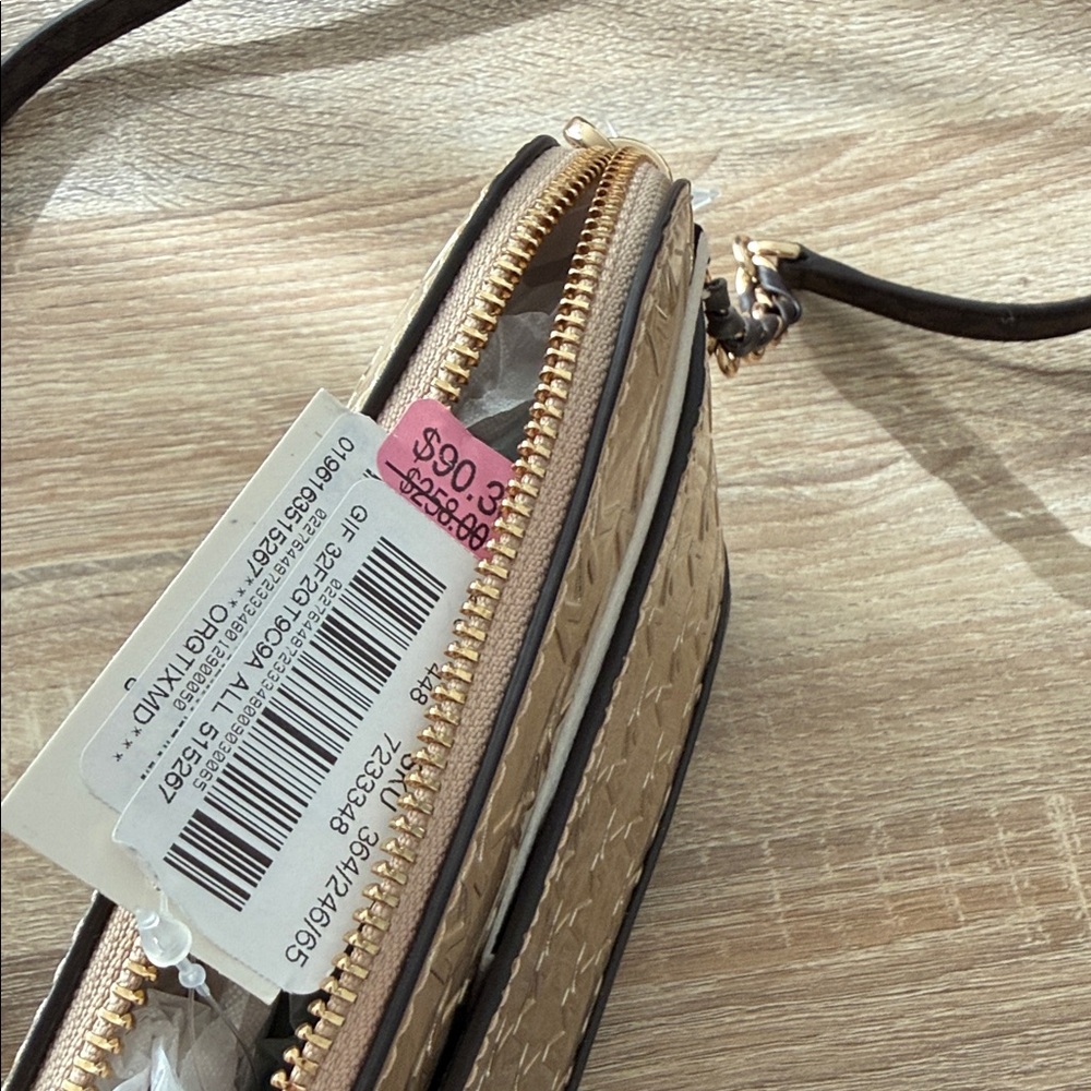 Michael Kors Black and Tan Crossbody Bag - Picture 3 of 3